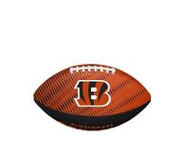 Wilson NFL Team Tailgate American Football, Rubber, Junior, Orange / Black