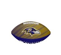 Wilson NFL Team Tailgate American Football, Rubber, Junior, Purple / Black