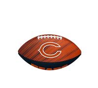 Wilson NFL Team Tailgate American Football, Rubber, Blue / Orange, Junior