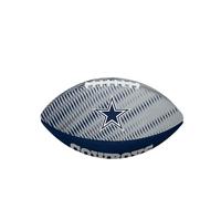 Wilson NFL Team Tailgate American Football, Rubber, Junior, Blue / White