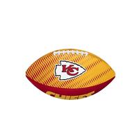 Wilson NFL Team Tailgate American Football, Rubber, Junior, Red / Yellow