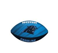 Wilson NFL Team Tailgate American Football, Rubber, Light Blue / Black, Junior