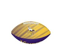 Wilson NFL Team Tailgate American Football, Rubber, Purple / Gold