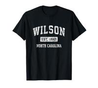 Wilson North Carolina NC Established Vintage Sports Design T-Shirt