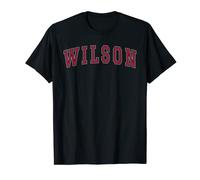 Wilson North Carolina Souvenir Sport College Style Text T-Shirt