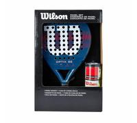 Wilson Optix Se Padel Set With 3-Ball Can Of Padel Rush 100 Balls