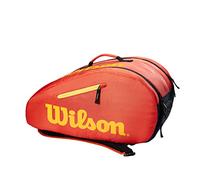 Wilson Padel-Case for Children and Youths, For up to 4 Rackets, Orange/Yellow, WR8902102001