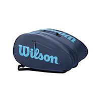 Wilson Padel-Case Super Tour, For up to 6 Rackets, Navy-Blue/Light-Blue, WR8900003001