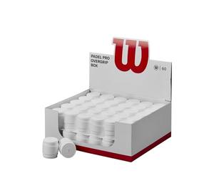 Wilson Padel Pro Overgrip, Pack of 60, White