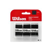 Wilson Padel Profile Overgrip, 3-Pack, Black,