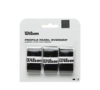 Wilson Padel Profile Overgrip, 3-Pack, Black, WR8416601001