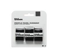 Wilson Padel Profile Overgrip, 3-Pack, Black, WR8416601001