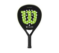 Wilson Padel Racket Blade Junior v2, Fibreglass, 300 g, Head Size: 439 cm², Black/Neon Green