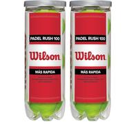 Wilson Padel Rush 100 Paddle - Yellow (Pack of 2)