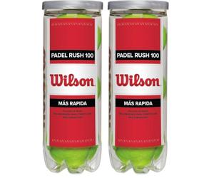 Wilson Padel Rush 100 Paddle - Yellow (Pack of 2)
