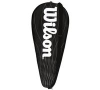 Wilson Performance Racket Cover for one Tennisracket (Black (White Logo))
