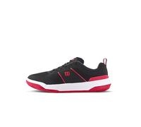 WILSON Men's Pickle Pro Sneaker, Black/Infrared/White, 10 UK