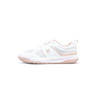 WILSON Women's Pickle Pro Sneaker, White/White/Cameo Rose, 9 Wide