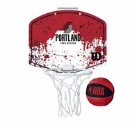 WILSON portland trail blazers NBA mini team hoop set [red/white]