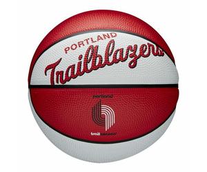 WILSON portland trailblazers NBA retro mini basketball [white/red]