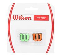 Wilson Pro Feel Racquet Dampener - Green/Orange, N/A