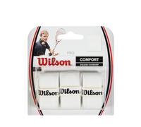 Wilson Unisex Pro Racket Squash Overgrip, White/Black