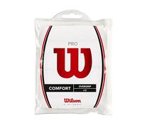 Wilson Pro Overgrip WRZ4017WH Unisex Grip Tape, White, Pack of 30