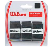 Wilson Pro Soft Absorbent Overgrip Black /3pcs/ /WRZ4040