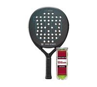 Wilson Pro Staff Padel Racket with 3 x Rush 100 Balls
