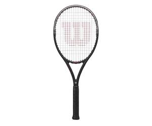 Wilson Pro Staff Precision 100 Tennis Racket, Precision Mastery and Vibration Control, With an Ergonomic Handle, Colour: Black/Red/White, Size: