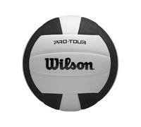 Wilson Pro Tour Indoor Volleyball - Black/White, Official Size