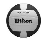 Wilson Pro Tour Indoor Volleyball - Black/White, Official Size