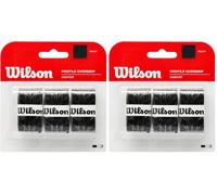 Wilson Profile Overgrip - Black, N/A (Pack of 2)