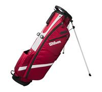 WILSON 2025 QS GOLF STAND CARRY BAG - RED / BLACK