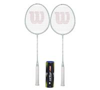 Wilson Reaction 2 Play Badminton Set inc 2 Rackets & Shuttles