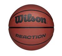 Wilson Reaction Basketball, Made From Durable Rubber For All-Surface Performance, Experience Enhanced Grip & Control, Colour: Brown, Size: 7