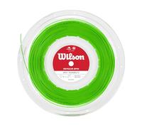 Wilson Revolve Spin Tennis String, Polyester, 16, Diameter: 1.3 mm, green, 200 m, 1 Roll