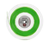 Wilson Revolve Spin Tennis String Revolve, Polyester, 17, Diameter: 1.25 mm, Green, 200 m, 1 Roll