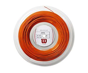 Wilson Revolve Tennis String, Polyester, 15L, Diameter: 1.35 mm, Orange, 200 m, 1 Roll