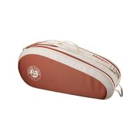 Wilson Roland-Garros 2025 Team 6 Pack, with a Spacious Accessory Pocket, and Adjustable Strap, Provides Complete Racket Protection, Colour: Cream/Clay