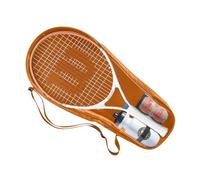 Wilson Roland-Garros 2026 Elite Jr 23 Starter Kit with Racket, Balls, Water Bottle & Cover, Complete Set For The Budding Player, Colour: Navy/Orange, Size: 23