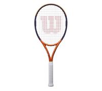 Wilson Roland-Garros Equipe Tennis Racket, With a Precision Weighting and Dual Aperture Design, Provides Comfort Grip, Superior Control and Increased Reach, Colour: Navy/White, Size: 3