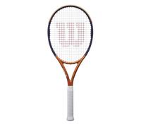 Wilson Roland-Garros Equipe Tennis Racket, With a Precision Weighting and Dual Aperture Design, Provides Comfort Grip, Superior Control and Increased Reach, Colour: Navy/White, Size: 4