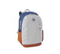 Wilson Roland Garros Team Tennis Backpack, Holds 2 Tennis Rackets, For Men and Women, Cream/Clay/Navy