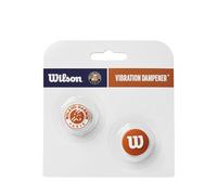 Wilson Roland-Garros Tennis Ball Dampener 2 Pack, Effortless Setup, Enjoyable Grip, Dampens Impact, French Open-Inspired