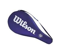 Wilson Roland Garros Tennis Racket Cover, For one adult racket, Polyester, Blue (WR8402701001)