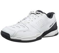 Wilson RUSH COMP LTR, Unisex Adults’ Tennis Shoes, White (White/White/Ebony White/White/Ebony), 4.5 (37 2/3 EU)