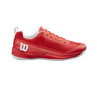 Wilson Rush Pro 4.5 Clay Court Tennis Shoe, Men's, Size 6.5, Infrared/Infrared/White