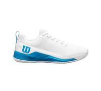 Wilson Rush Pro 4.5 Oz Men's Tennis Shoes, Provide Dynamic Support and Responsive Cushioning, for Exceptional Stability and Breathable Comfort, Colour: White/Atomic Blue, Size: 10.5