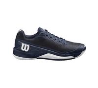 Wilson Rush Pro 4.5 Tennis Shoe for Clay Court, Men's, Size 12 1/2, Navy Blazer/Navy Blazer/White